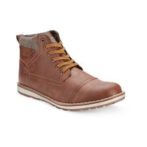 Xray - Kimball boots Brown Leather Lace-Up Casual Boot - New Without Box
